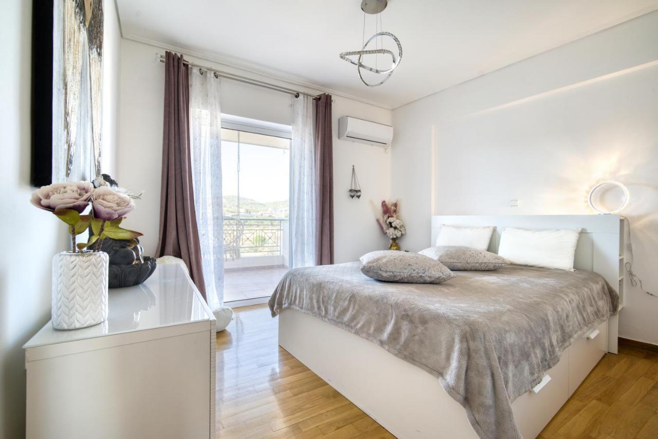 Sea & Mountain Apartment Close To Port And City Lávrion Extérieur photo