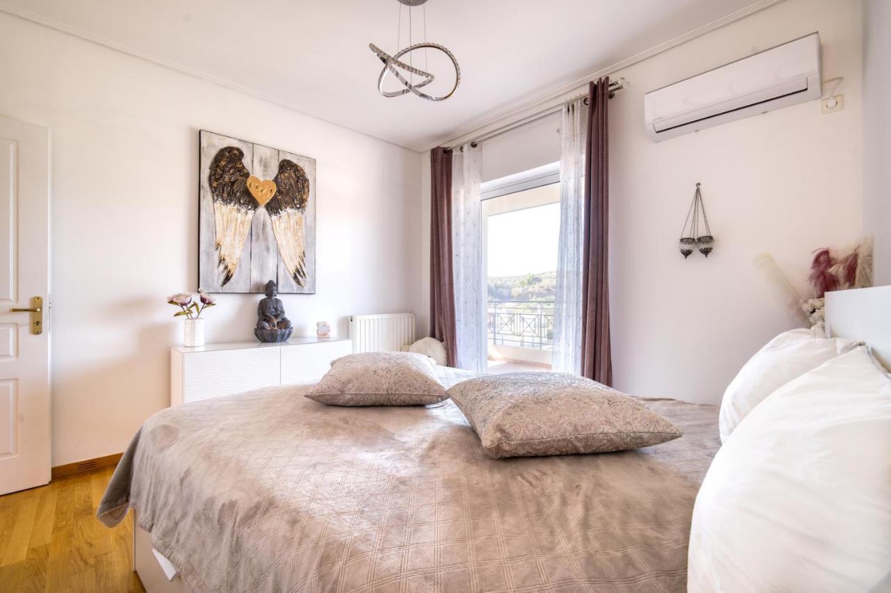 Sea & Mountain Apartment Close To Port And City Lávrion Extérieur photo