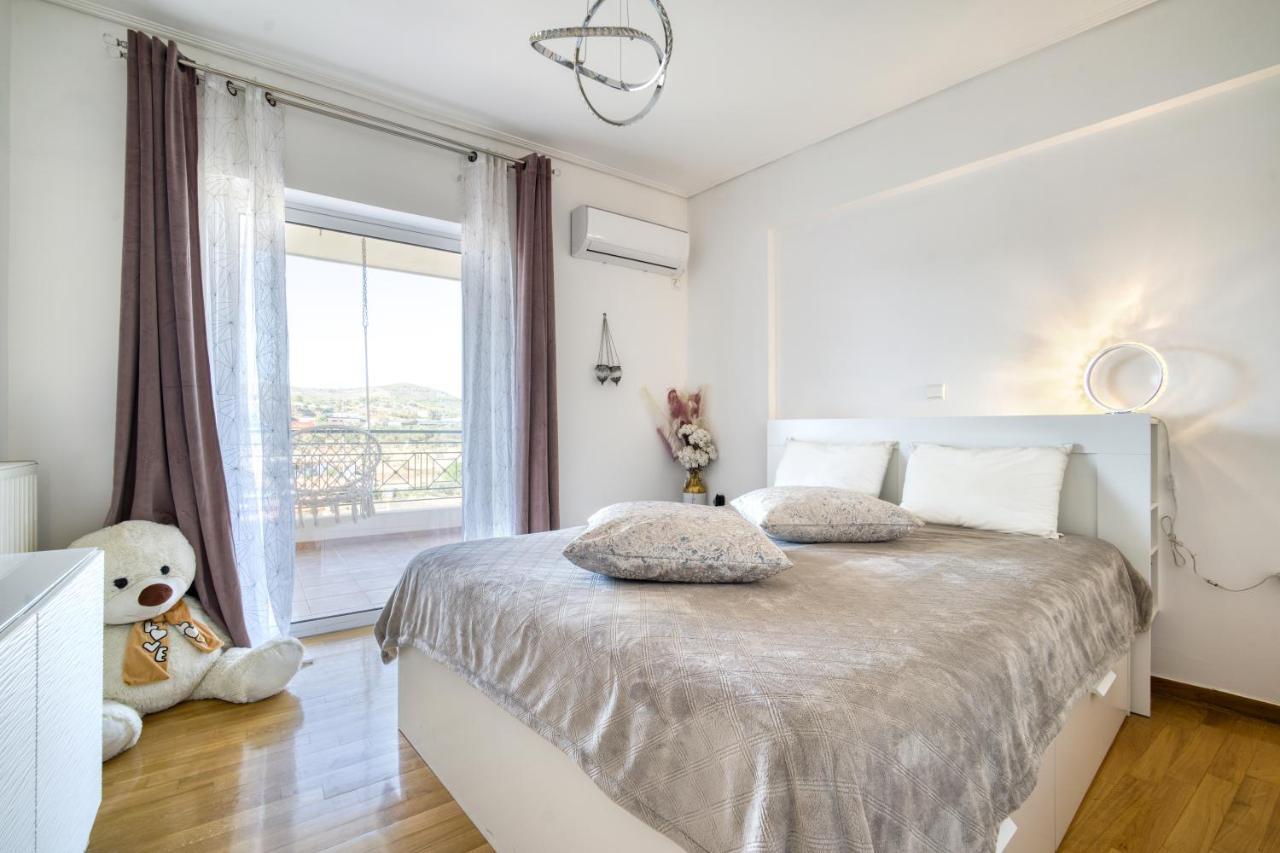 Sea & Mountain Apartment Close To Port And City Lávrion Extérieur photo