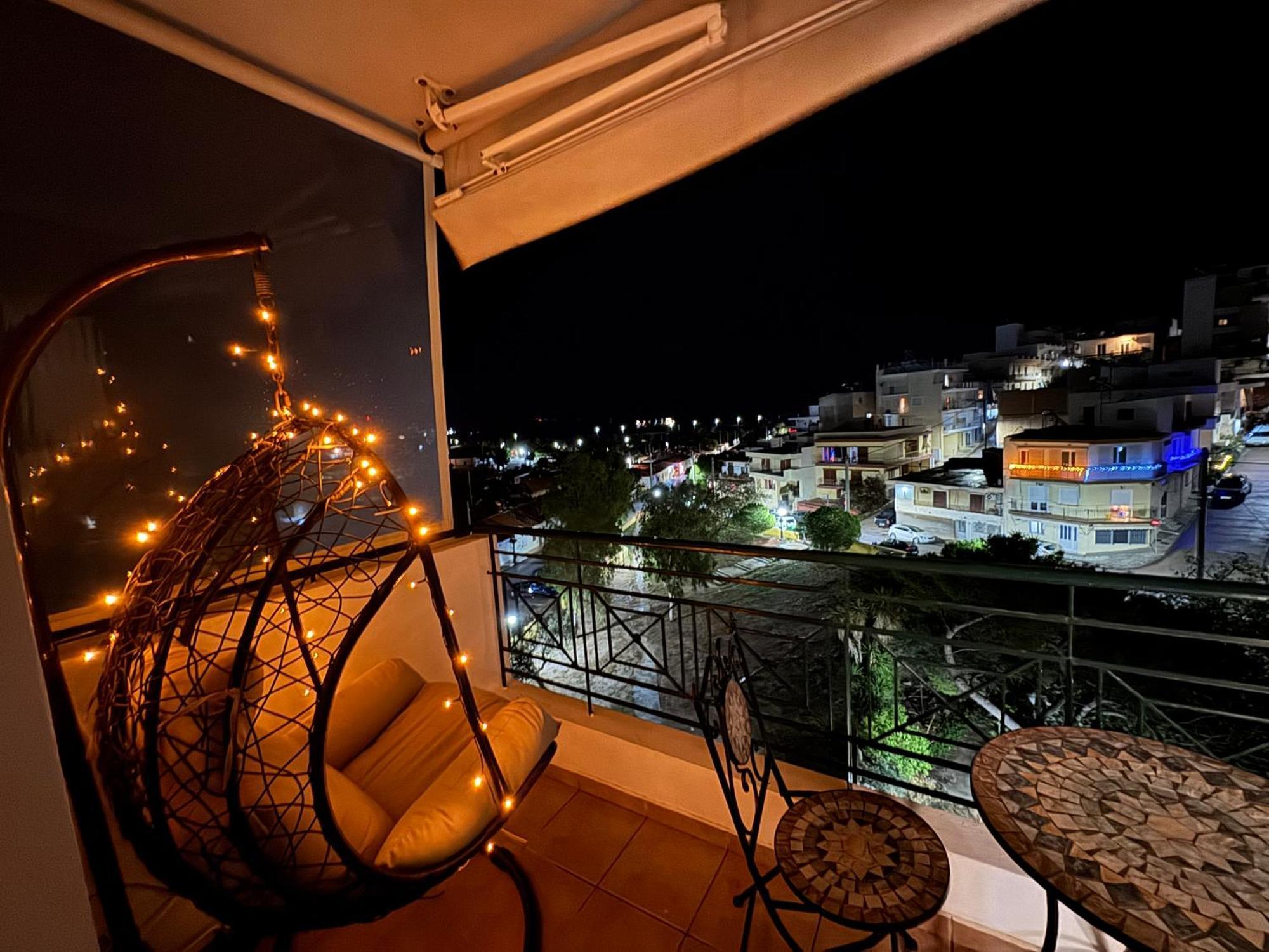 Sea & Mountain Apartment Close To Port And City Lávrion Extérieur photo